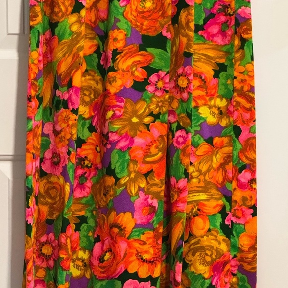 Floral Green Maxi Dress - Picture 4 of 4